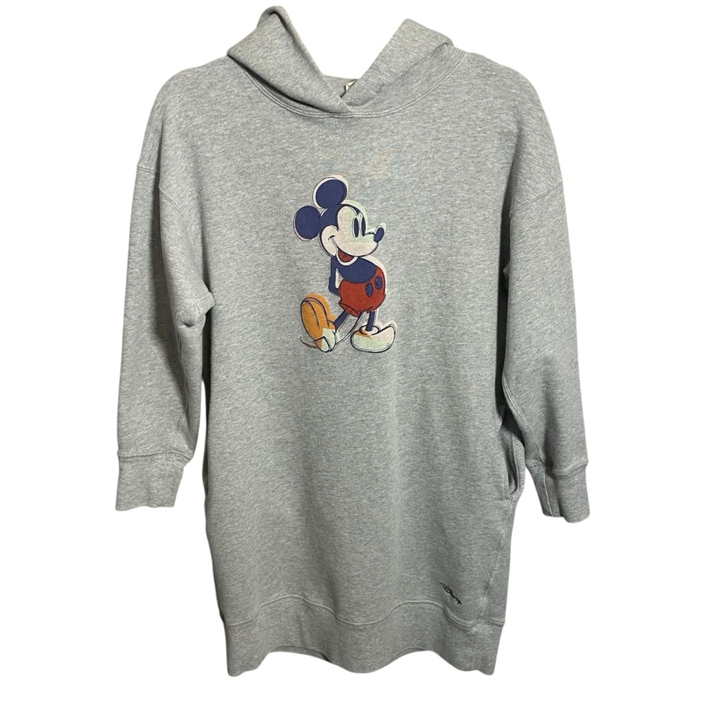 Uniqlo Andy Warhol Disney Mickey Long Hooded Sweatshirt size medium